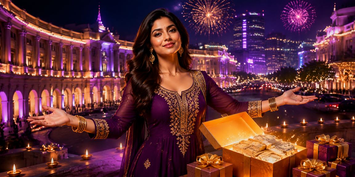 Delhi Connaught Place vibrant casino and VIP bonus sign