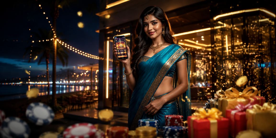 Indian casino app interface on mobile device